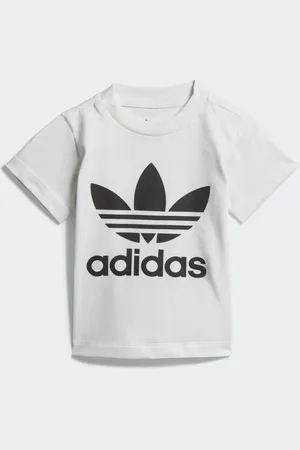 adidas Playera Trifolio Blanco - Niño