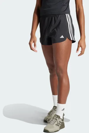 adidas Pacer Training 3 Franjas Tejidos Corte Alto Negro - Mujer