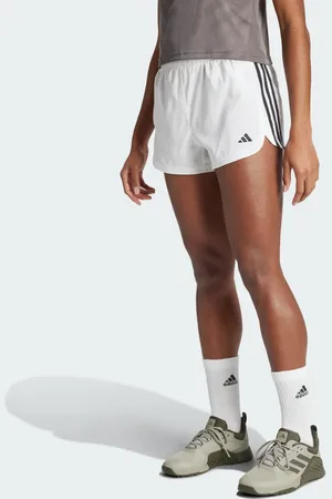 adidas Pacer Training 3 Franjas Tejidos Corte Alto Blanco - Mujer
