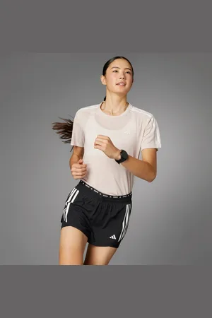 adidas Own The Run 3 Franjas 2 en 1 Negro - Mujer