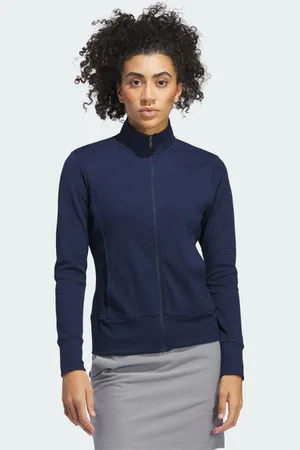 adidas Chamarra Texturizada Ultimate365 Mujer Collegiate Azul - Mujer