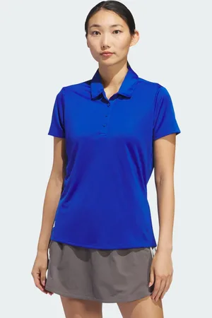 adidas Playera Polo Manga Corta Solid Performance Mujer Collegiate Royal - Mujer