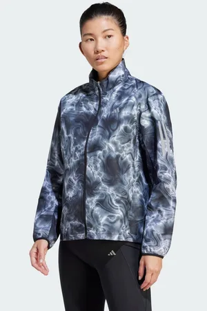 adidas Rompevientos de Running Own The Run Estampado Blanco - Mujer