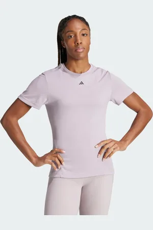 adidas Playera Designed For Training Heat.Rdy Hiit Preloved Fig - Mujer