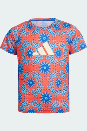 adidas Playera de Entrenamiento x Farm Rio Kids Bold Azul - Niño