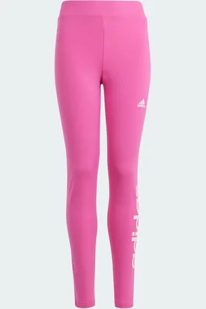 adidas Mallas Essentials Logo Linear Algodón Corte Medio Semi Lucid Fuchsia - Niño