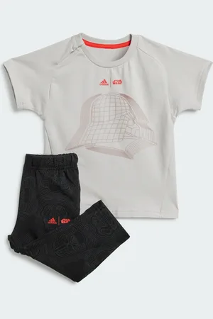 adidas Conjunto de Playera Star Wars Kids Gris One - Niño