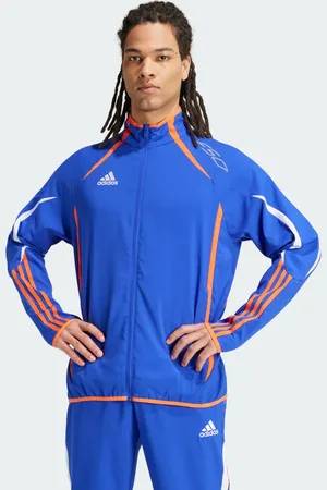 adidas Chamarra F50 Tejida Lucid Azul - Hombre