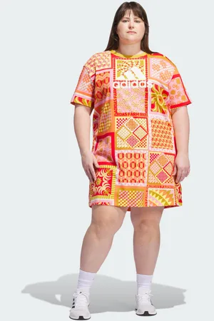 adidas Vestido Ajustado x Farm Rio (Tallas Grandes) Victory Oro - Mujer