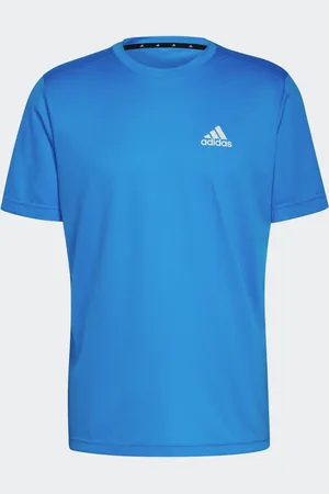 adidas Playera Aeroready Designed To Move Sport Azul Rush - Hombre
