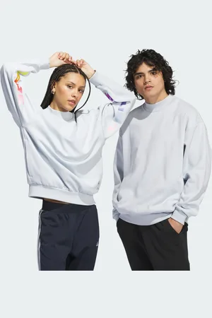 adidas Sudadera Estampada Pride (Unisex) Halo Azul - Unisex