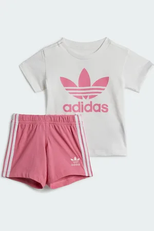 adidas Conjunto Shorts y Playera Niños Rose Tone - Niño