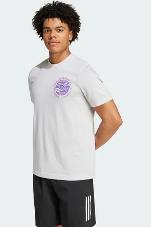 adidas Playera Racket Sport Rebels Estampada Dash Gris - Hombre