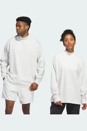 adidas Playera Basketball Manga Larga (Unisex) Gris One Mel - Unisex
