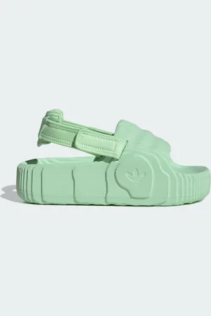 adidas Adilette 22 Xlg Semi Verde Spark - Mujer
