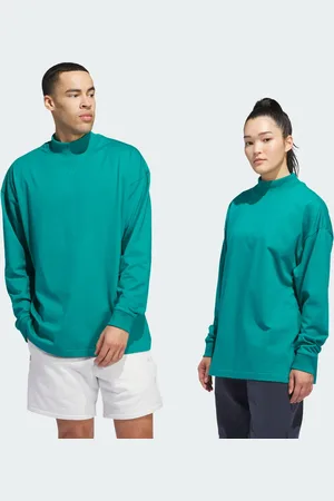 adidas Playera Basketball Manga Larga (Unisex) EQT Verde - Unisex