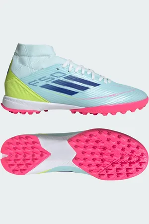 adidas F50 League Pasto Sintético Corte Medio Almost Azul - Mujer