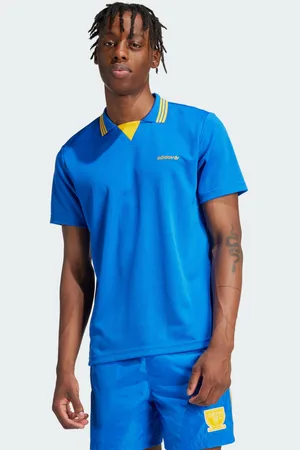 adidas Playera Polo Azul - Hombre