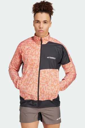 adidas Rompevientos Estampado Terrex Trail Running Putty Mauve - Hombre
