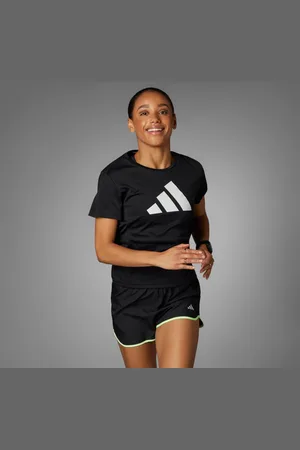 adidas Camiseta Run It Negro - Mujer