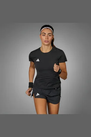 adidas Playera de Running Adizero Essentials Negro - Mujer
