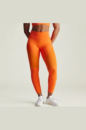 adidas 7/8 by Stella Mccartney Truepurpose Optime Training Corte Alto Semi Impact Naranja - Mujer