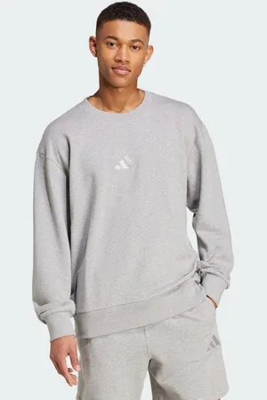 adidas Sudadera All Szn Felpa Francesa Cuello Redondo Medium Gris Gris - Hombre