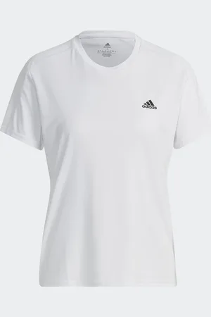 adidas Playera de Running Run It Blanco - Mujer