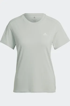 adidas Playera de Running Run It Linen Verde - Mujer