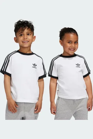 adidas Playera Adicolor Trifolio Kids Blanco - Niño