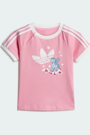 adidas Playera x Disney Fantasia Bliss Rosa - Niño