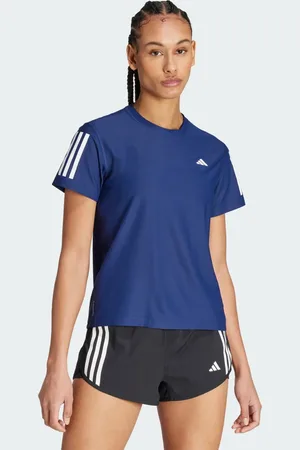 adidas Playera Own The Run Dark Azul - Mujer