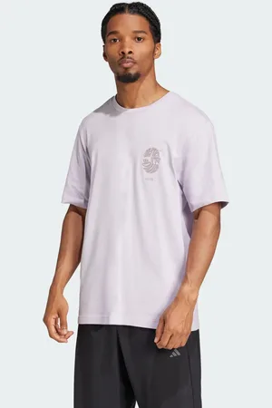 adidas Playera Yoga Energized Soult Club Estampada Plata Dawn - Hombre