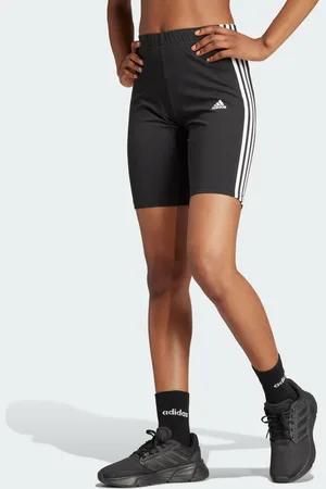 adidas Shorts de Ciclismo Essentials 3 Franjas Negro - Mujer