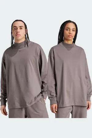 adidas Playera Basketball Manga Larga (Unisex) Charcoal - Unisex