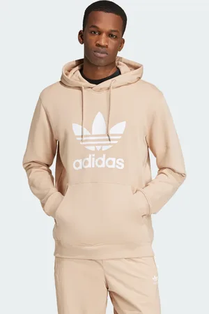 adidas Sudadera Con Gorro Adicolor Classics Trifolio Magic Beige - Hombre