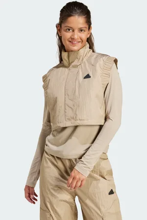 adidas Chaleco Corto City Escape Blanch Cargo - Mujer