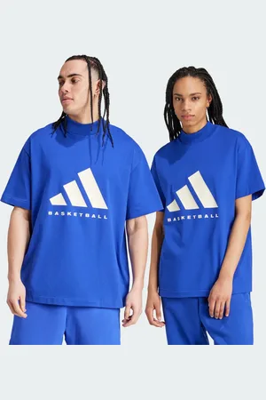 adidas Playera Basketball 001_ Lucid Azul - Unisex