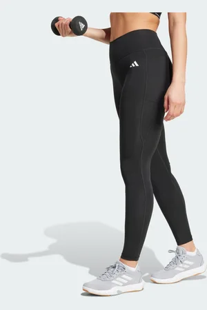 adidas Mallas Largo Completo Optime Essentials Stash Pocket Negro - Mujer