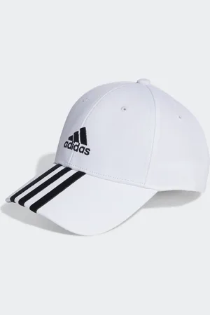 adidas Gorra Béisbol 3 Franjas Sarga de Algodón Blanco
