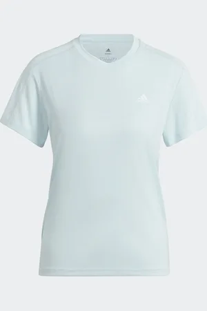 adidas Playera de Running Run It Almost Azul - Mujer
