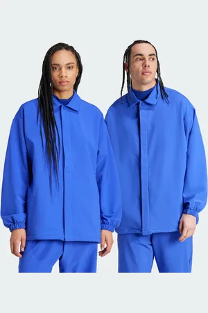 adidas Chamarra de Entrenador Basketball Lucid Azul - Unisex