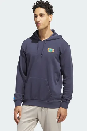 adidas Sudadera Con Gorro Worldwide Hoops Shadow Azul - Hombre