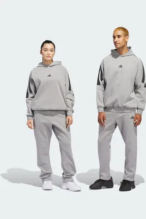 adidas Pants Deportivos Basketball Spacer (Unisex) Medium Gris Gris - Unisex