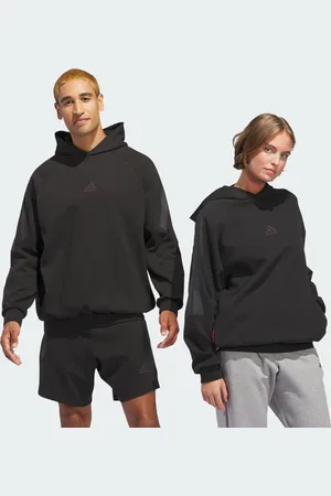 adidas Sudadera Con Gorro Basketball Spacer (Unisex) Negro - Unisex
