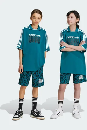 adidas Allover Print Kids Legacy Teal - Niño