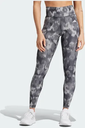 adidas Mallas Optime Essentials Estampado Floral Tie-dye Negro - Mujer
