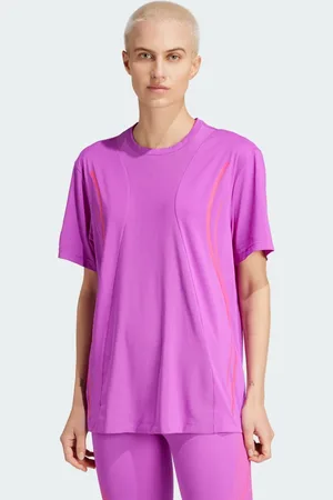 adidas Playera de Running Truepace by Stella Mccartney Shock Morado - Mujer