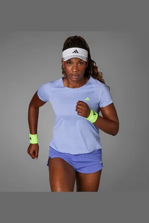 adidas Playera Adizero Running Azul Spark - Mujer