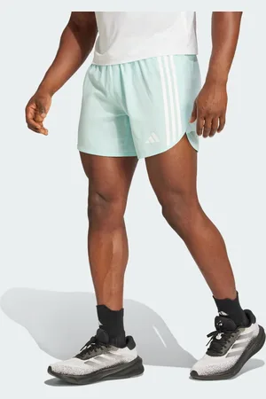 adidas Own The Run 3 Franjas Semi Flash Aqua - Hombre